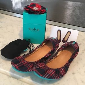 Heritage Plaid Tieks size 8
